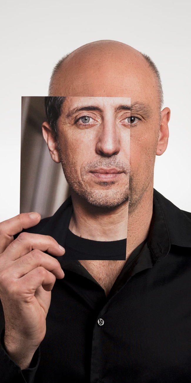 portrait decoupage gad elmaleh